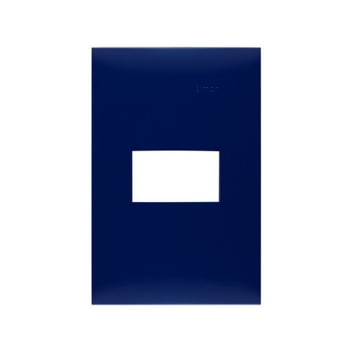 [SIP1MAZM] PLACA SIMON 1 VENTANA S/CHASIS AZUL MARINO (25611-56)(E)