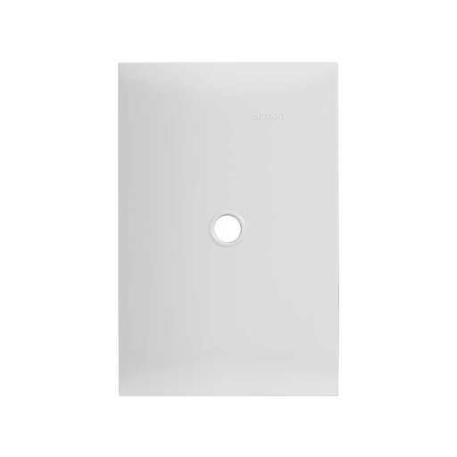 [SIPSC-CH] PLACA SIMON SALIDA DE CABLE BLANCO C/ CHASIS (25601-30)(E)