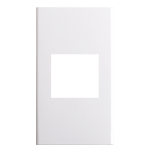 [MOPPP2V] PLACA PLÁSTICO ABS MONTANA PROYECTA 2 VENTANAS 36MM BLANCA (1312)(E)