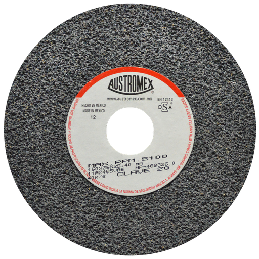 [AU157RAG0020] RUEDA ABRASIVA AUSTROMEX USO GENERAL 6" GRANO 24 (20) (H)