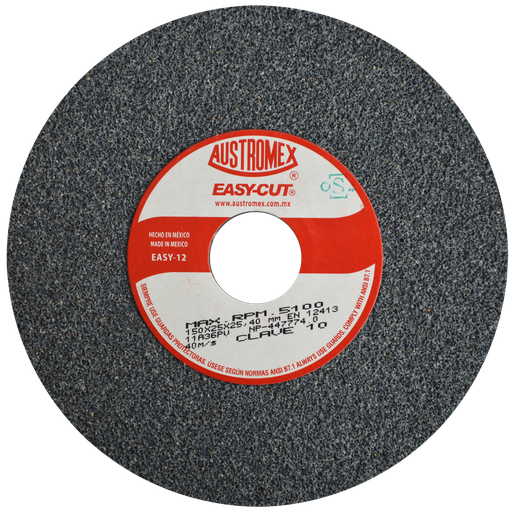 [AU168RAG0010] RUEDA ABRASIVA AUSTROMEX USO GENERAL 6" GRANO 36(10) (H)