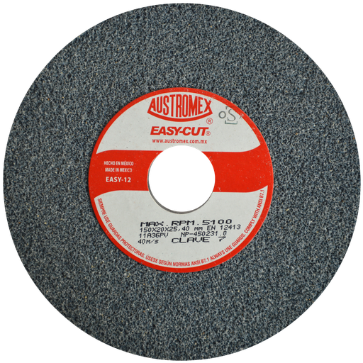 [AU165RAG0007] RUEDA ABRASIVA AUSTROMEX USO GENERAL 6" GRANO 36 (7) (H)