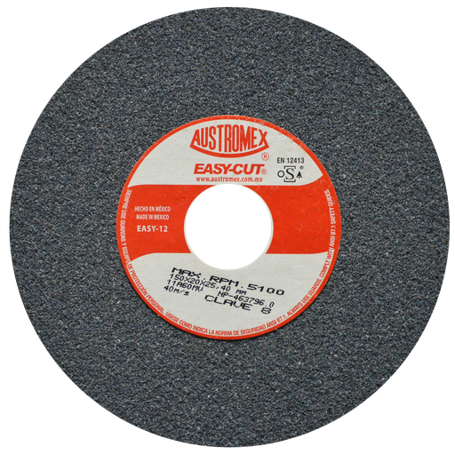 [AU166RAG0008] RUEDA ABRASIVA AUSTROMEX USO GENERAL 6" GRANO 60 (8) (H)
