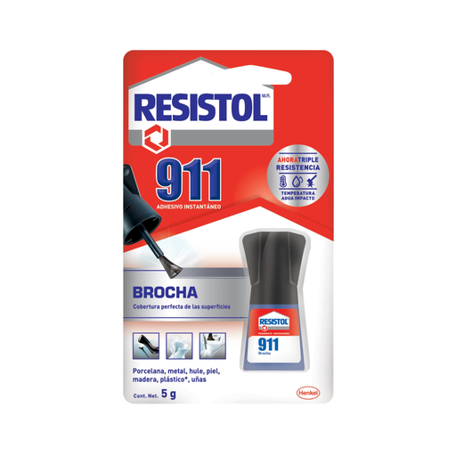 [HER911-BR5G] RESISTOL 911 BROCHA 5GR (H)