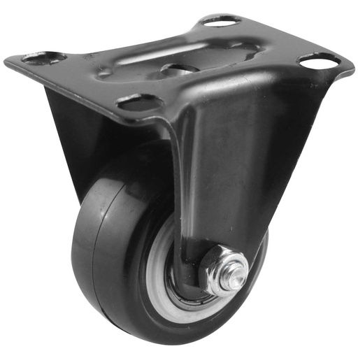 [WM-Y116040] RODAJA WESTON NEGRA PU FIJA 1-1/2'' (Y-1160-40)