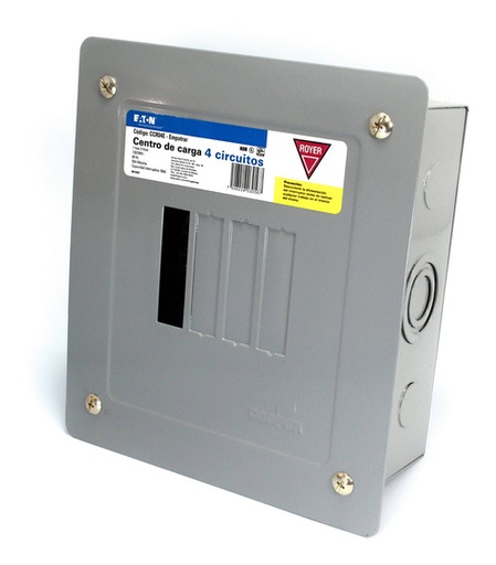 [ERY05-CR04E] ROYER CENTRO DE CARGA 4 POLOS EMPOTRAR (CCRO4E)(E)