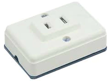 [ERY10-WD0182] ROYER CONTACTO SENCILLO SOBREPONER PLANO 2P MARFIL (WD0182)(E)