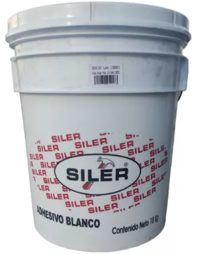 [SLRADBER18] SILER ADHESIVO BLANCO ETIQUETA ROJA 18KG
