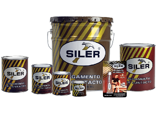 [SLRADCO80-L1] SILER ADHESIVO DE CONTACTO AMARILLO LÍNEA DORADA 1LT