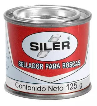[SLRSEL125] SILER SELLADOR P/ROSCAS ROJO 125GR