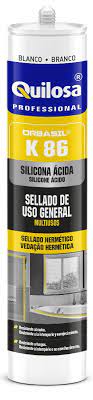 [QLSBL3528] SILICÓN QUILOSA K-86 E MULTIUSOS BLANCO 280ML