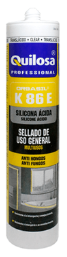 [QLST3526] SILICÓN QUILOSA K-86 E MULTIUSOS TRANSPARENTE 280ML