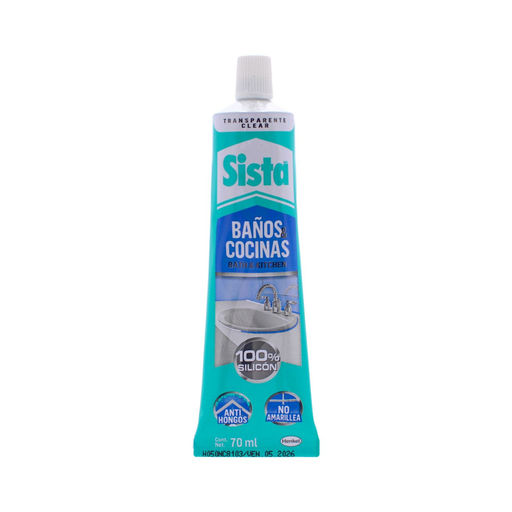 [HESDC10BC828] SISTA F101 BAÑOS Y COCINAS TRANSPARENTE 70ML