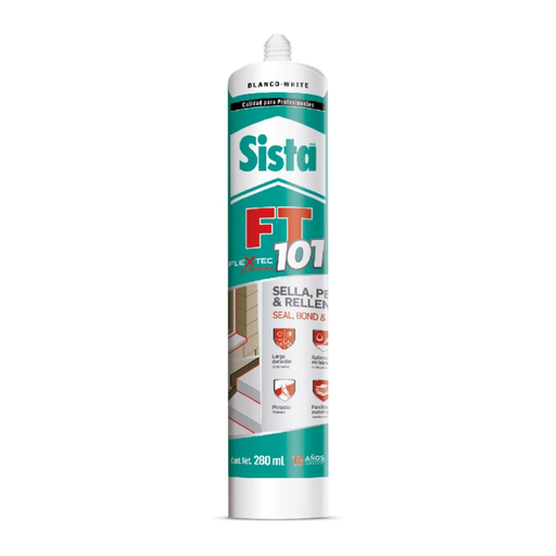 [HESDC101BC280B] SISTA FT101 FLEXTEC BLANCO 280ML