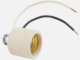 [IUA117A] IUSA SOCKET P/CANDIL C/NIPLE Y CABLES 117A (310749)(E)