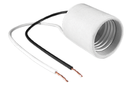 [MOASPCC] SOCKET PORCELANA MONTANA P/CANDIL C/CABLES (2603)(E)