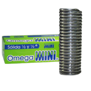 [SO48V] SOLDADURA SOLIDA OMEGA 1/2-1/2 85GR VERDE