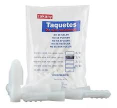 [TAQZKNY345] TAQUETE JR ZKANY 1/4" BOLSA C/100PZ (H)