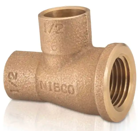 [IU-TERIL19] IUSA TEE ROSCA INTERIOR LATERAL COBRE 3/4" (600673)(H)