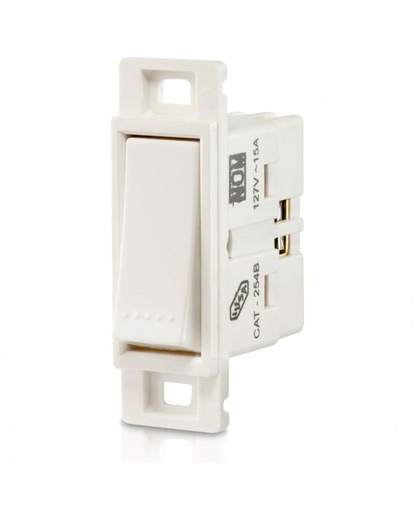 [IUTAS254B] IUSA TRADIZIONE APAGADOR SENCILLO BLANCO 254B (202002)(E)