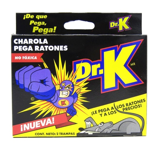 [EACF-001] TRAMPA CAZA FÁCIL C/PEGAMENTO P/RATÓN DR.K