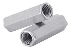 [TOTI-TGALVSC3/8] TUERCA COPLE TITAN STD GALVANIZADA 3/8" C/100PZ