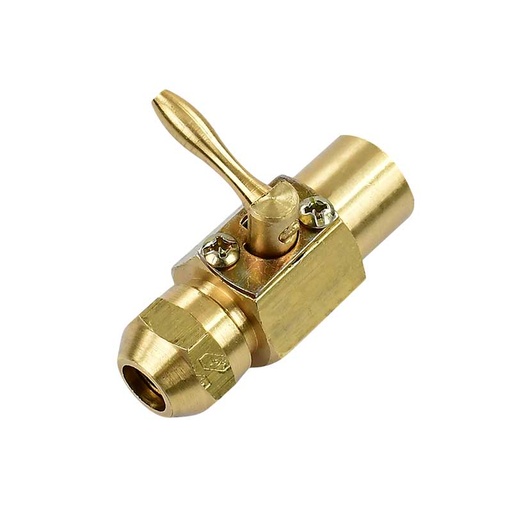 [IUVP8X1] IUSA VÁLVULA D/PASO P/GAS LP 3/8" x 1/2" LATÓN (311873)(H)