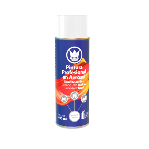 [PA41PLASTPN0] AEROSOL ACRÍLICO BLANCO BRILLANTE 400ML (CPA04)