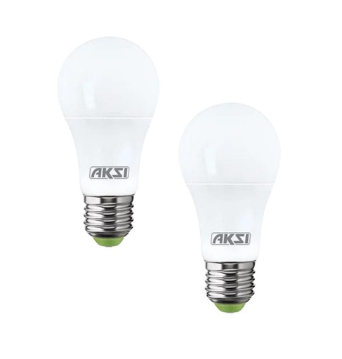 [AKZ-FCAH-129021] AKSI FOCO LED 9W ECO PACK C/2PZ  LUZ BLANCA (129021)