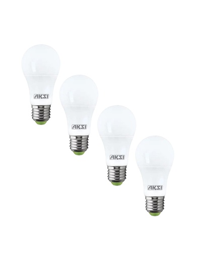 [AKZ-FCAH-129023] AKSI FOCO LED 9W ECO PACK C/4PZ LUZ BLANCA (129023)