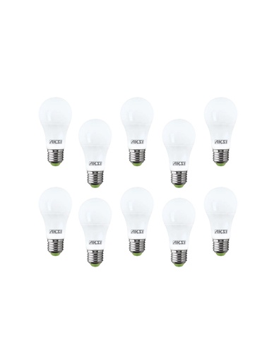 [AKZ-FCAH-129026] AKSI FOCO LED 9W ECO PACK C/10PZ LUZ BLANCA (129026)