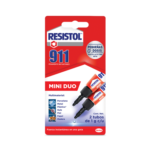 [HER911-MD1G] RESISTOL 911 MINI DUO 1GR C/2PZ (H)