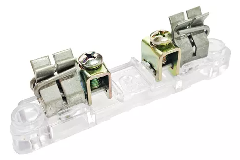 [IUABM] IUSA MORDAZA C/TORNILLO P/BASE DE 4 Y 5 TERMINALES LATÓN (362405)(E)