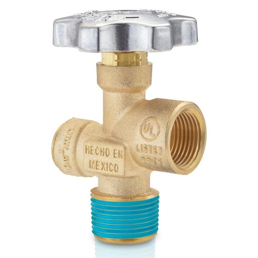 [IUVPC811] IUSA VÁLVULA P/CILINDRO DE GAS L.P. LATÓN (221272)