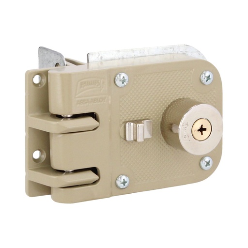 [PHCE625XICABG] CERRADURA PHILLIPS X-625 DOBLE CILINDRO IZQUIERDA BEIGE INSTAFÁCIL SOBREPONER TETRA LLAVE (MX7055)(H)