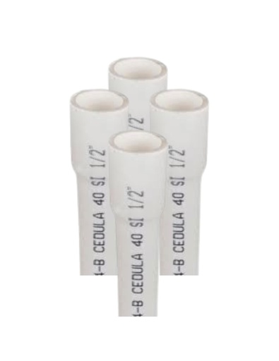 [IU-TCF05-002-817] IUSA C/10 TUBOS PVC C/CAMPANA 3/4" X 6M $81.02