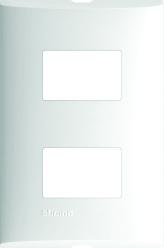 [BTZAXFZA-092] BTICINO PLACA FORZA 2 MÓDULOS BLANCO C/CHASIS DE RESINA (FZA92)