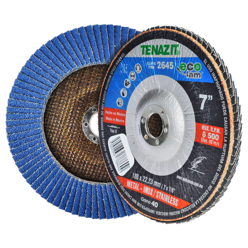 [AU312DLE2645] DISCO AUSTROMEX LAMINADO 7" X 7/8" GRANO 40 P/DESBASTE (2645)(H)