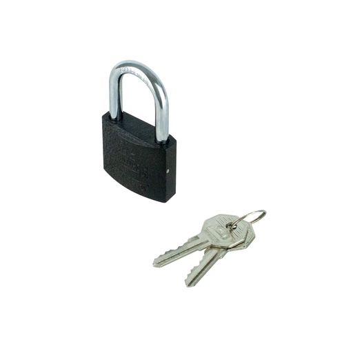 [PHCA0GLM179] CANDADO PHILLIPS 102 HIERRO GANCHO LARGO NEGRO BLISTER (MX7179) (H)