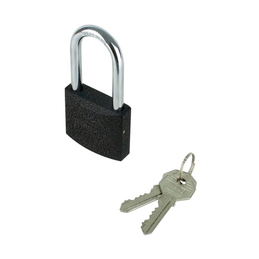 [PHCA103GLMX7185] CANDADO PHILLIPS 103 HIERRO GANCHO LARGO NEGRO BLISTER (MX7185)(H)