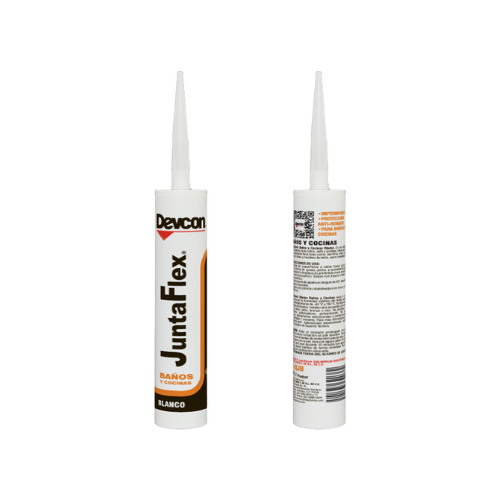 [DESJN-MK2] DEVCON SILICÓN JUNTA FLEX BAÑOS Y COCINAS BLANCO 280ML (C-QJB)