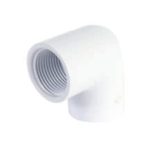 [IU-CA616190X2] IUSA CODO HEMBRA 90° PVC C-40 3/4" (19MM) (615369)