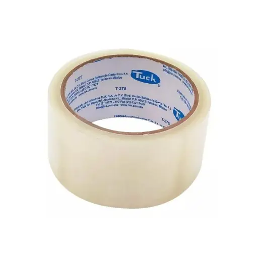 [TKCCE278-07] CINTA EMPAQUE TUK (278T) TRANSPARENTE CHICA 48MM X 50M INDIVIDUAL