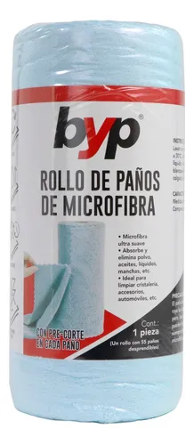 [BYP-13-0M] BYP ROLLO DE PAÑOS DE MICROFIBRA (RPM55)