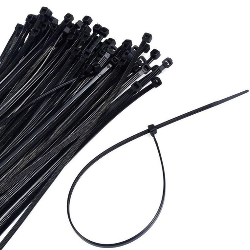 [SNCUT378-5773] CINCHO PLÁSTICO SANTUL 3.6 X 150MM NEGRO C/100PZ (5773)