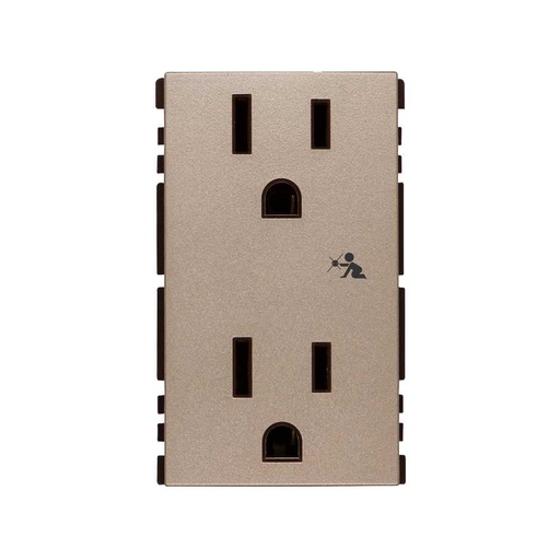 [SIZS-A25P-01] CONTACTO DUPLEX SIMON 2P+T CAVA MATE (25424-34)(E)