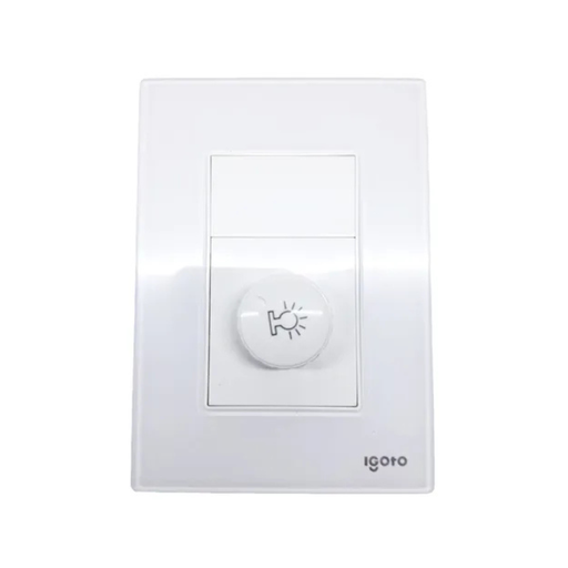 [IGOINOXCRIS1019] IGOTO PLACA ARMADA BLANCA C/DIMMER (CRIS1019)(E)