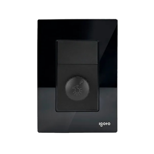 [IGOINOXCRIS2019] IGOTO PLACA ARMADA NEGRA C/DIMMER (CRIS2019)(E)