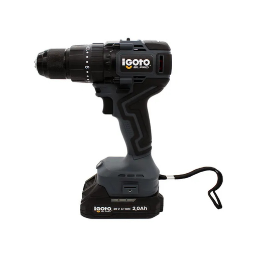 [IGOAU-HRM-B1] IGOTO TALADRO ROTOMARTILLO INALÁMBRICO 1/2" 20V 1,800RPM (HI1001) 